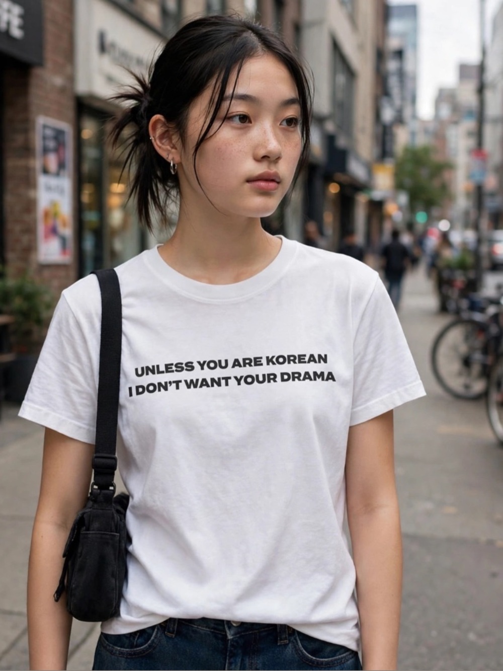 NWOT K-DRAMA Korean Drama Oversized Tee Shirt RECYCLED KARMA Squid Games